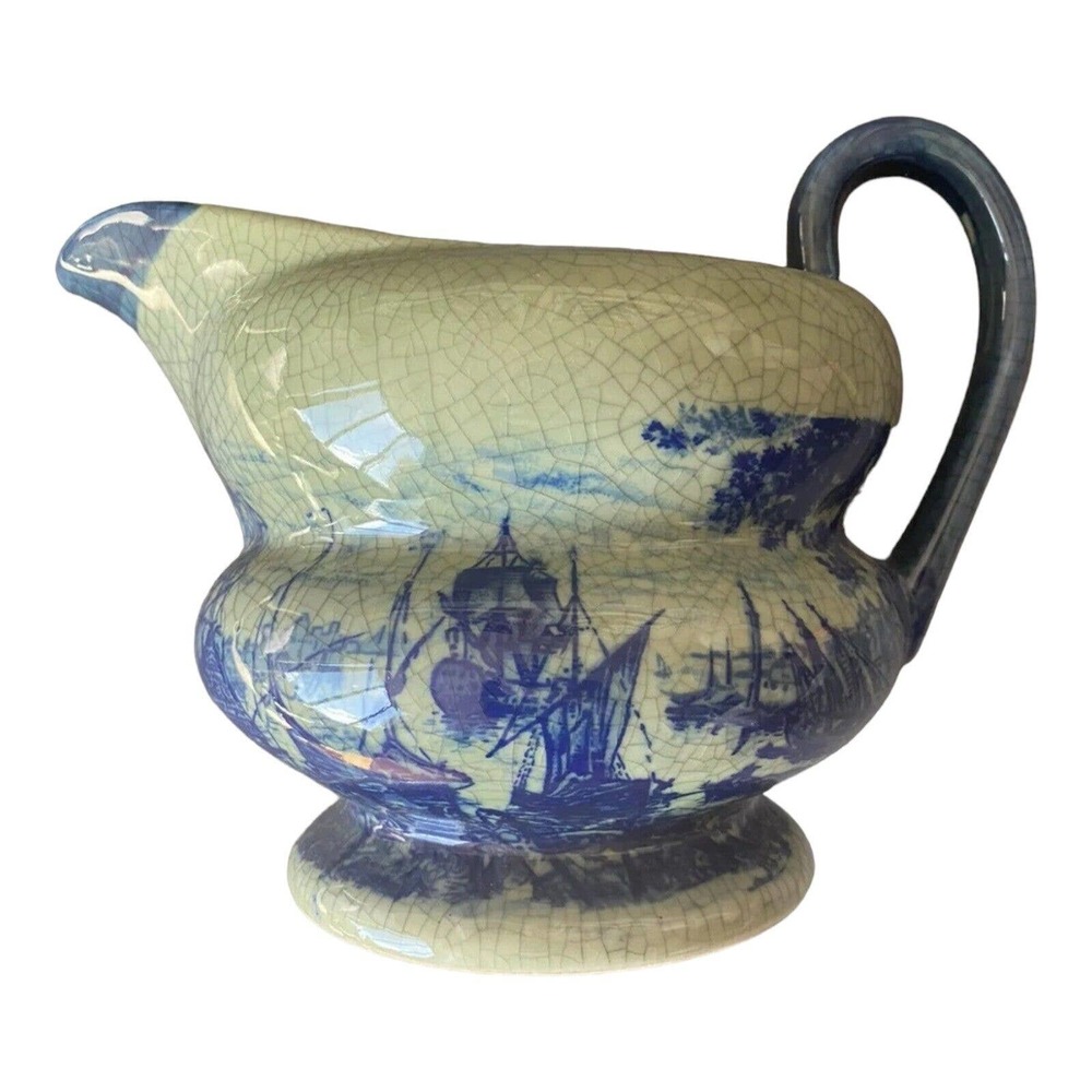 Vintage China Blue Vase, Fine Porcelain Made Exclusively For Seymour‎ Mann - Picture 3 of 8
